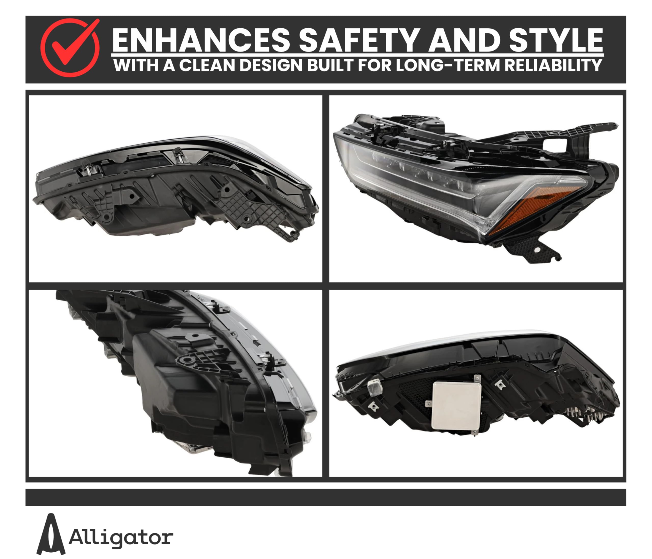 Amazon.com: ALLIGATOR AUTO LIGHTS Headlight Replacement for